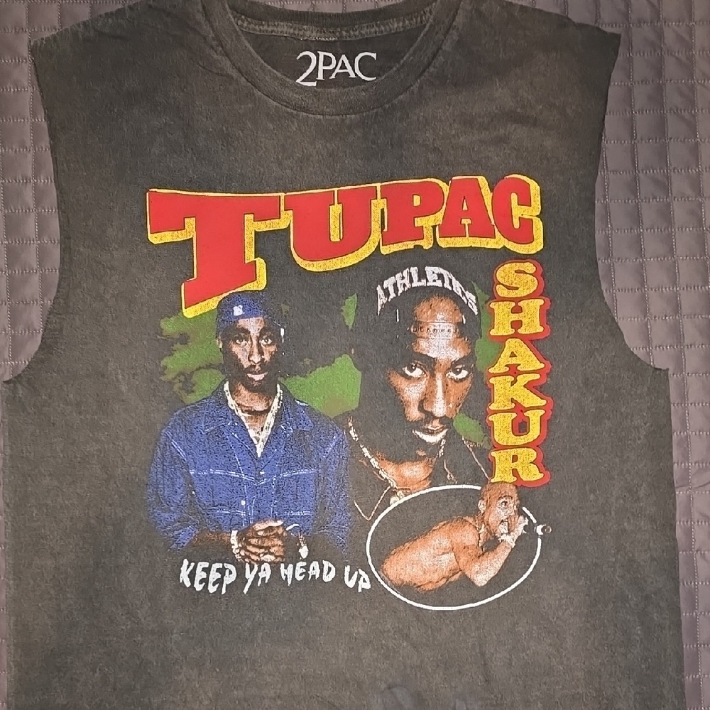 2Pac Graphic Sleeveless Tee